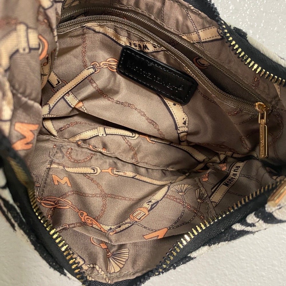 Y2K Zebra Print Crossbody Shoulder Bag 2000s McBling Bratzcore Animal Print Boho - Picture 7 of 8